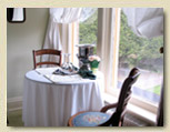 Photo of front window and veranda at Minden hotel 